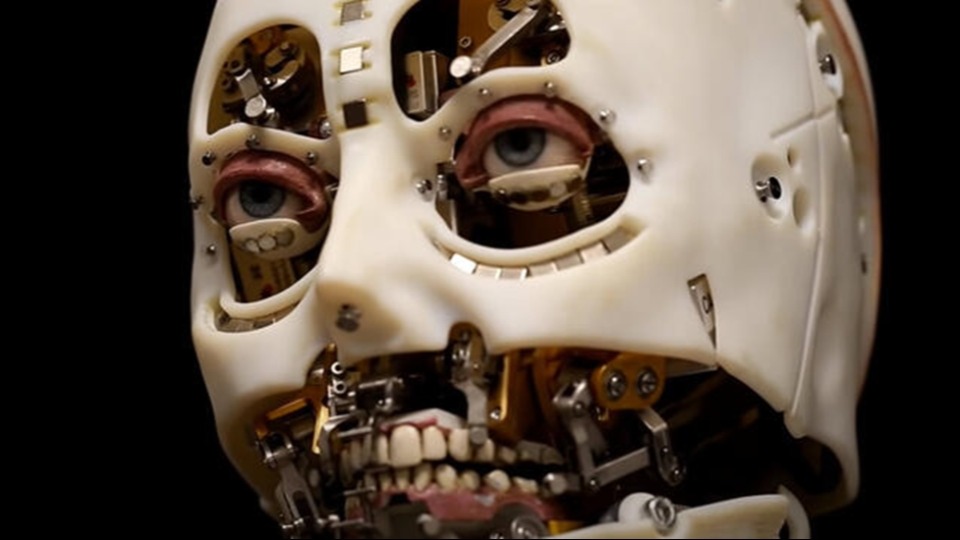 İnsan bakışlı robot...